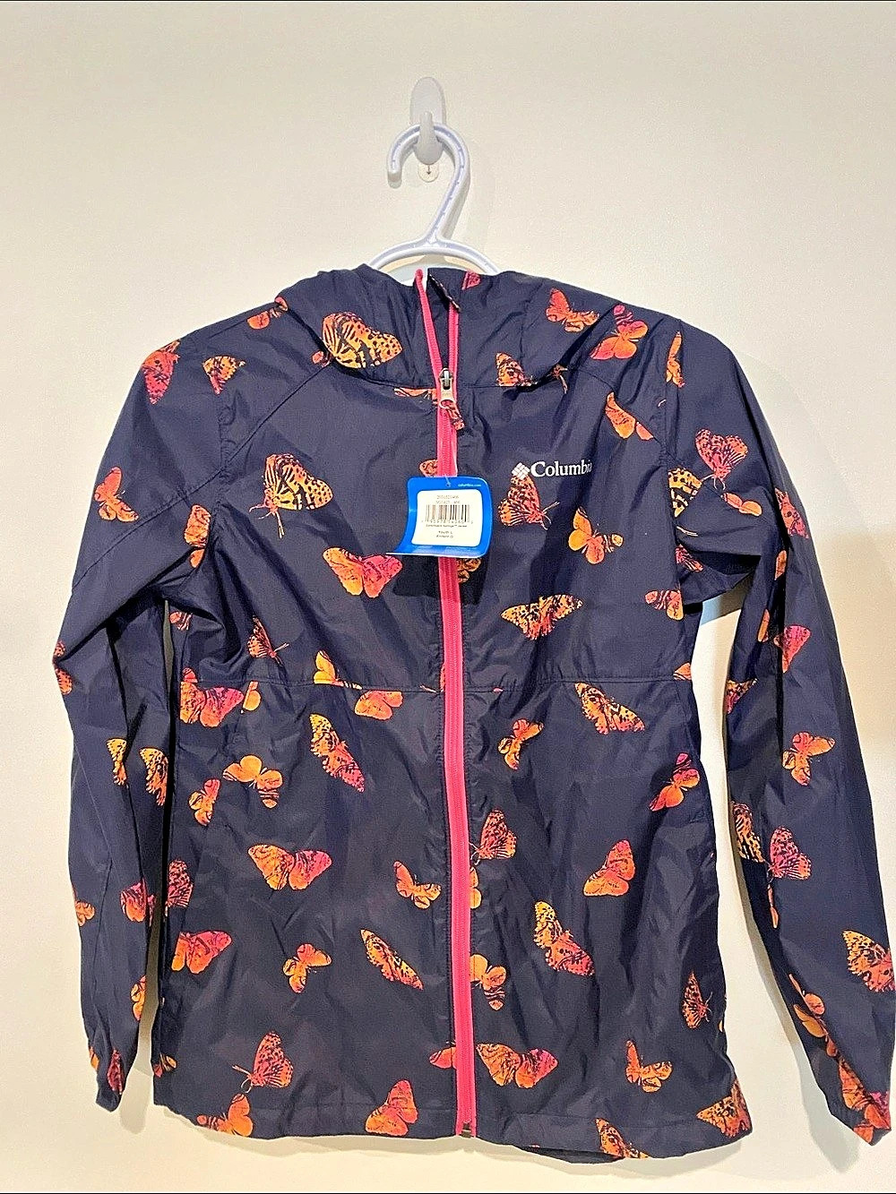 Columbia Girls Flash Forward Printed Windbreaker Large (10-12)